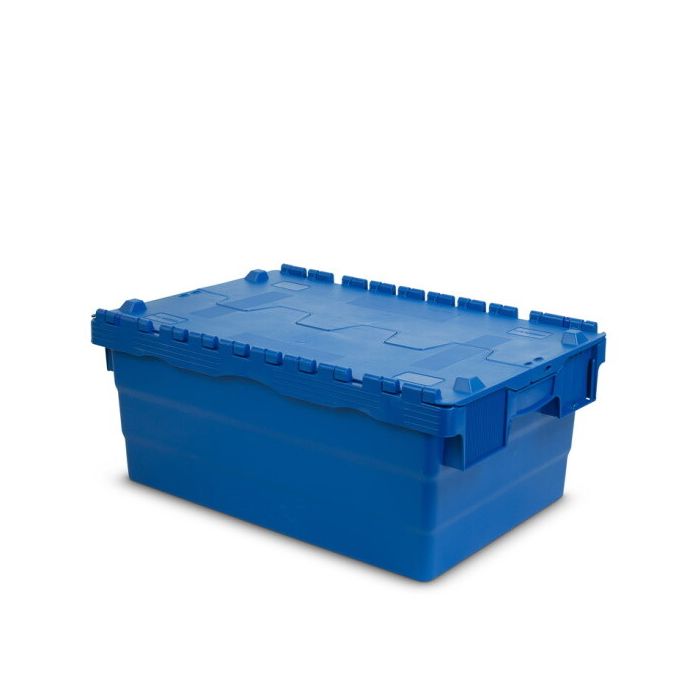 Distributiebak met deksels 60x40x25cm, inhoud 40 liter Distributiebak met deksels 60x40x25cm, inhoud 40 liter