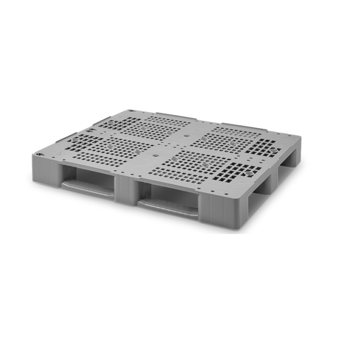Premium plastic pallet - 1200x1000x150mm open dek - 3 sleeplatten Premium plastic pallet - 1200x1000x150mm open dek - 3 sleeplatten