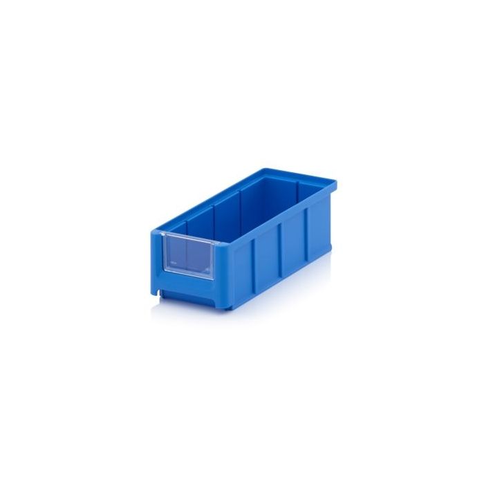 Magazijnbak 21,5x10x7,5cm, inhoud 1,08 liter met insteek zichtvenster, NORAH Plastics