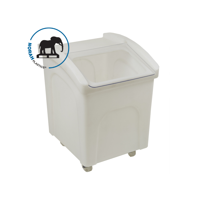 Ingrediëntenwagen met klapdeksel, 60x53x73cm, inhoud 140 liter, NORAH Plastics Ingrediëntenwagen met klapdeksel, 60x53x73cm, inhoud 140 liter, NORAH Plastics