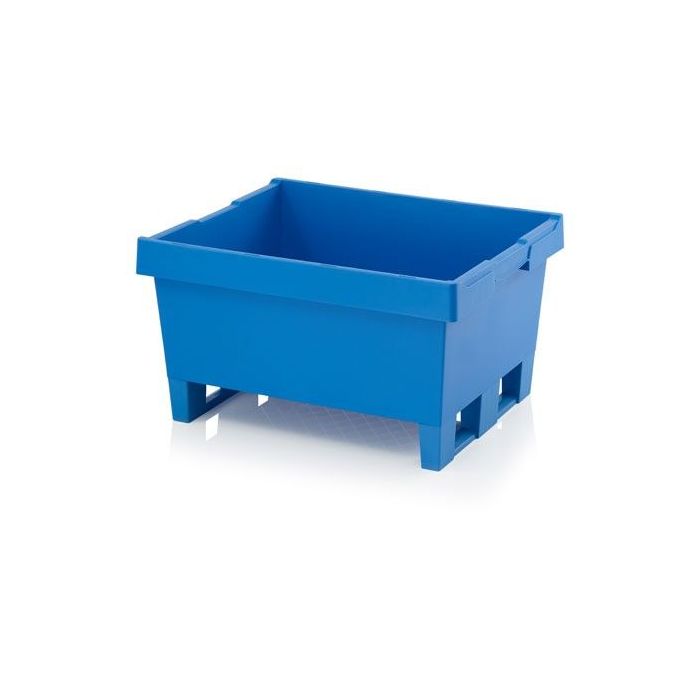 Nestbare bak 80x60x42cm, inhoud 115 liter, 2 sleeplatten, NORAH Plastics Nestbare bak 80x60x42cm, inhoud 115 liter, 2 sleeplatten, NORAH Plastics