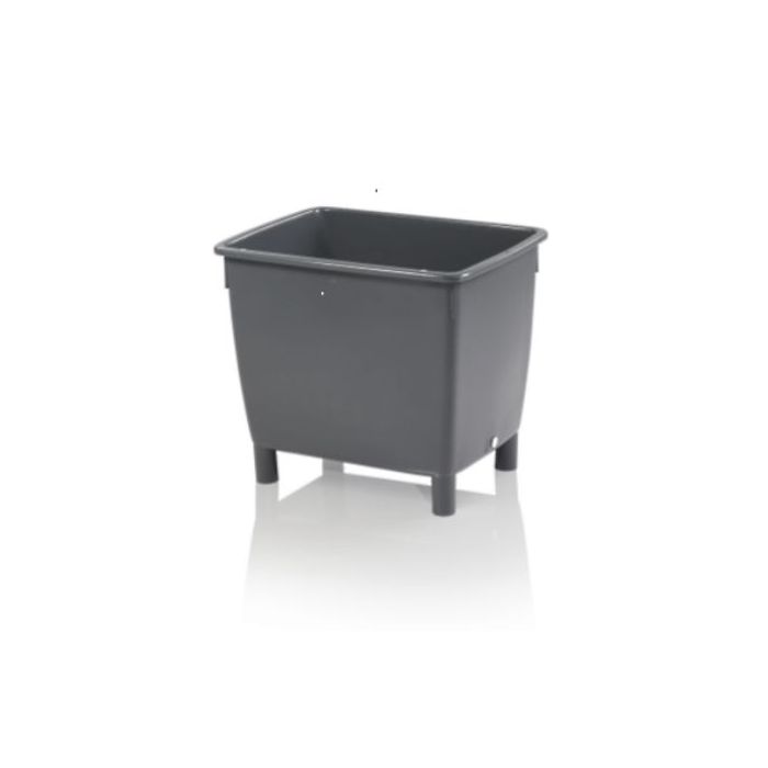 Kunststof volume container, 400 liter, Grijs, RE-HDPE, NORAH Plastics Kunststof volume container, 400 liter, Grijs, RE-HDPE, NORAH Plastics