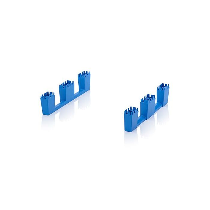 Set sleeplatten voor distributiebakken, beugelbakken, nestbakken met bodembaat 80x60cm, NORAH Plastics