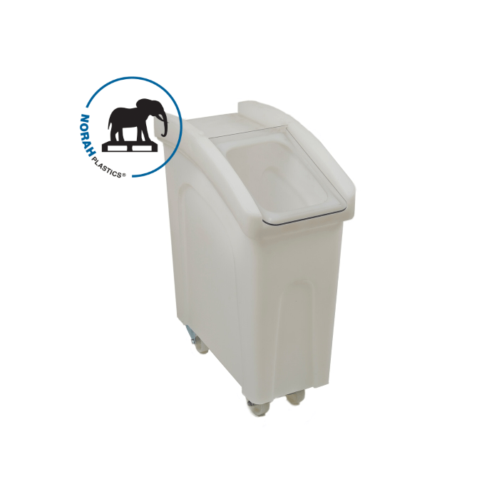 Voorraadbakken en Ingrediëntenwagens met klapdeksel, NORAH Plastics Voorraadbakken en Ingrediëntenwagens met klapdeksel, NORAH Plastics