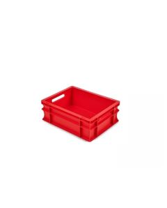 Kunststof stapelbak, 40x30x17cm, Inhoud 15-liter, Rood - NORAH-Plastics