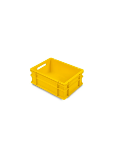 Stapelbox 40x30x17cm, inhoud 15 liter, geel, NORAH Plastics