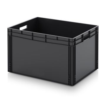 ESD stapelbak 60x40x17cm, inhoud 35 liter, NORAH Plastics