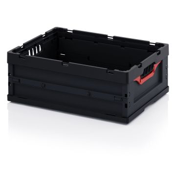 ESD vouwbak 60x40x22cm, inhoud 46 liter