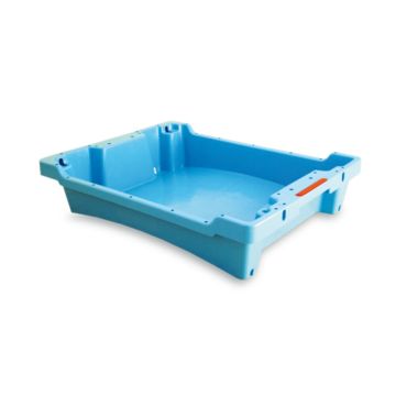 Filetkist 50x40x11cm, inhoud 8 liter met afwateringsgaten, NORAH Plastics