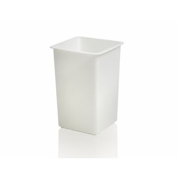 Grootvolumebak, Artikelnummer 81031110, Wit, Vierkant, Pekelbak NORAH Plastics