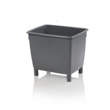 Grootvolume container bak 79x60,5x68cm, inhoud 210 liter, RE-HDPE, NORAH Plastics