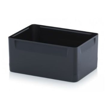 Inzetbak 1/2 afmeting 26x18x10cm voor stapelbakken 40x30cm