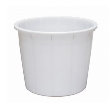 Grote kuip, 225 liter, Mengen, Kleuren, Textiel, HDPE, Wit, NORAH Plastics