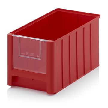 Magazijnbak 35x21x20cm, inhoud 11,7 liter met insteek zichtvenster