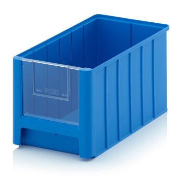 Magazijnbak 35x21x20cm, inhoud 11,7 liter met insteek zichtvenster