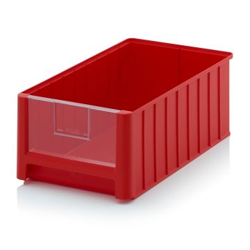 Magazijnbak 50x31x20cm, inhoud 25 liter met insteek zichtvenster