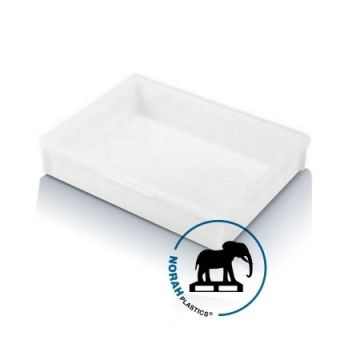 Food Stapelbak 46,5x36x8,2cm, inhoud 10 liter, glad design, NORAH Plastics
