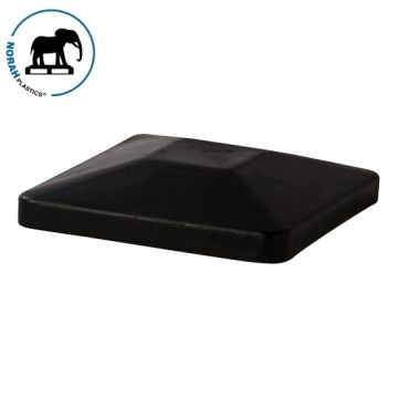 Zwarte deksel passend voor transportwagen 120 liter