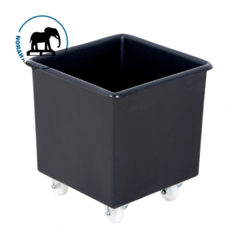 Transportwagen 135 liter, zwart