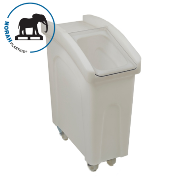 Voorraadbakken en Ingrediëntenwagens met klapdeksel, NORAH Plastics