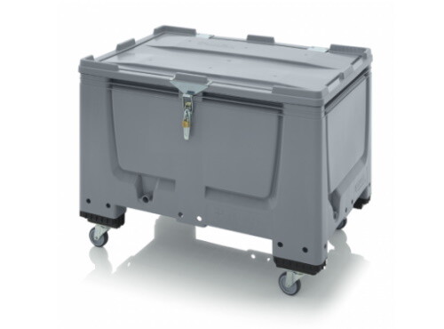 Afsluitbare kunststof bakken en palletboxen