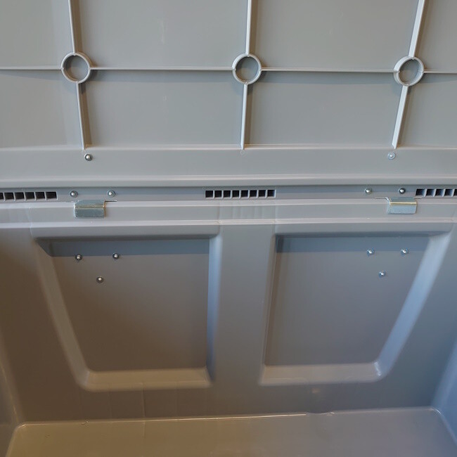 Afsluitbare palletboxen, scharnierbeslag